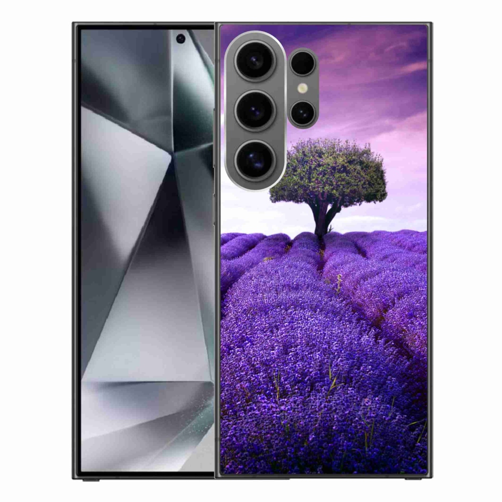 Gelový kryt mmCase na Samsung Galaxy S24 Ultra - levandulová louka