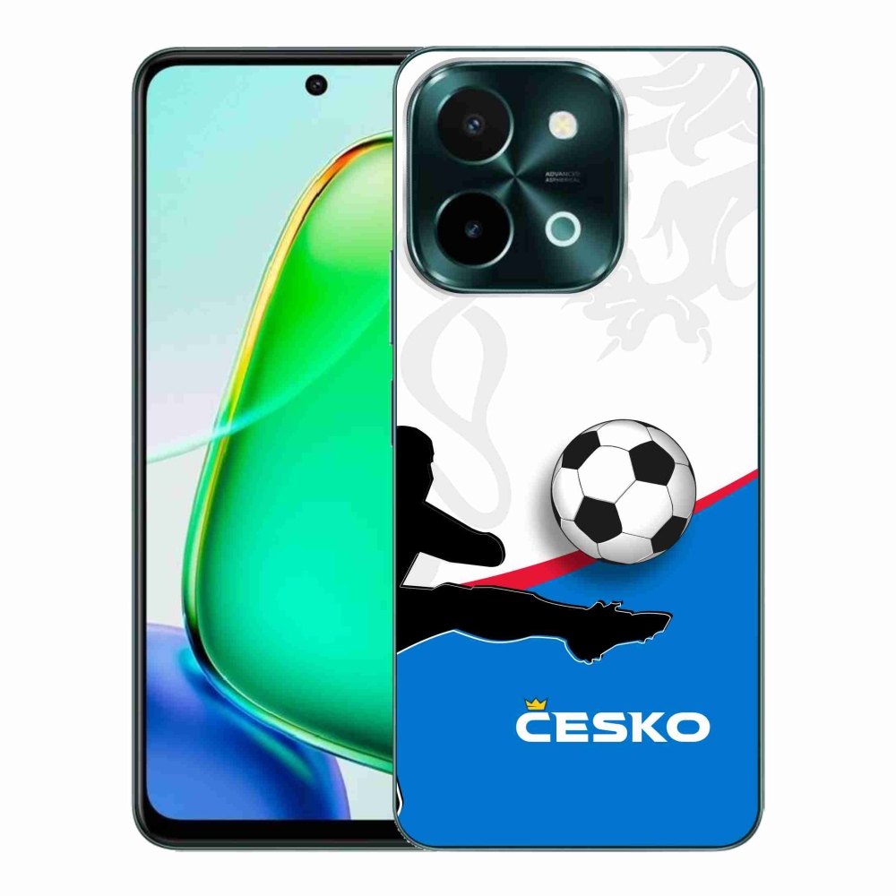 Gelový kryt mmCase na Vivo Y28 - fotbal Česko 3