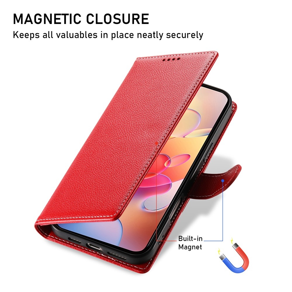 Snap knížkové pouzdro na Samsung Galaxy A17 5G - červené