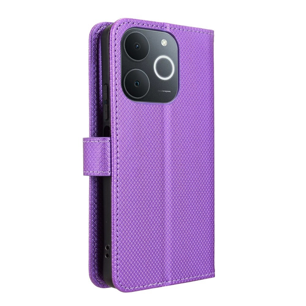 Diamond knížkové pouzdro na Realme Note 70T - fialové