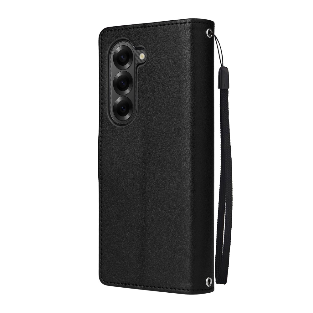 Wallet knížkové pouzdro na Samsung Galaxy Z Fold6 5G - černé