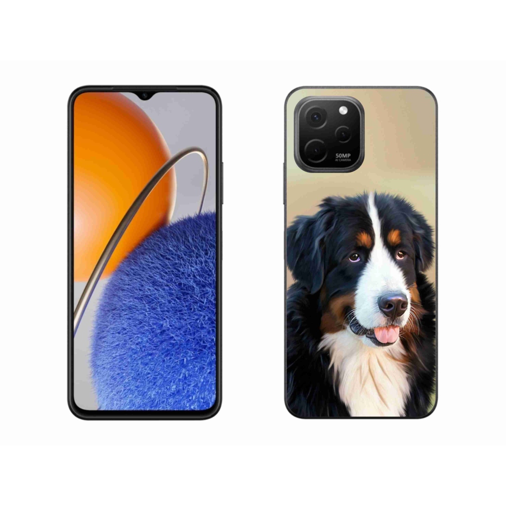 Gelový obal mmCase na Huawei Nova Y61 - bernský salašnický pes