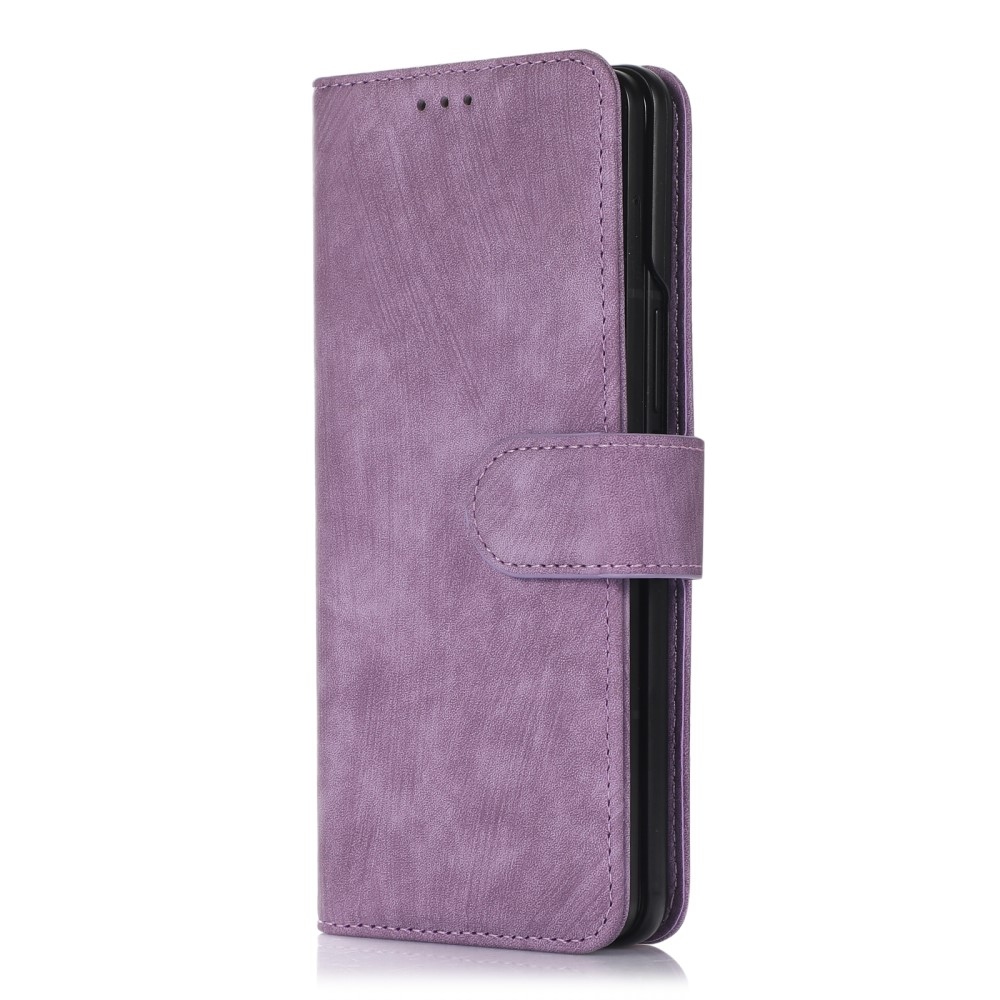 Wallet knížkové pouzdro na Samsung Galaxy Z Fold5 5G - fialové