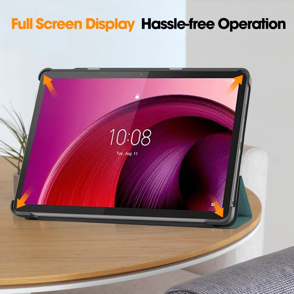 Case chytré zavírací pouzdro na Lenovo Tab M10 5G - zelené