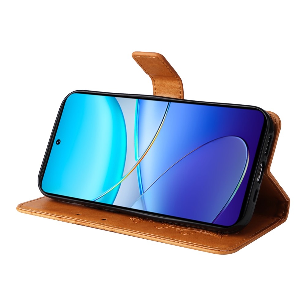 Big Butterfly knížkové pouzdro na Vivo V40 SE 4G/5G - žluté