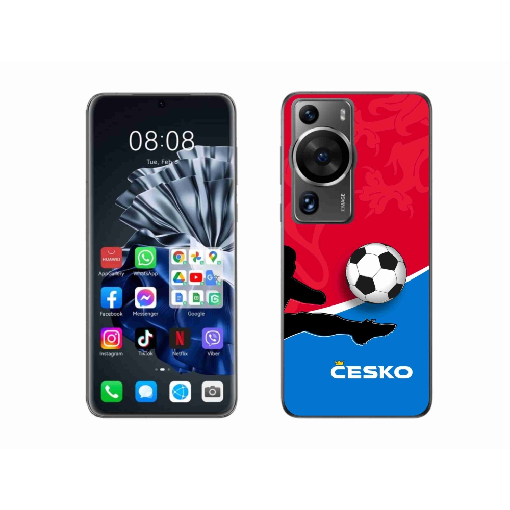 Gelový kryt mmCase na Huawei P60 Pro - fotbal Česko 2