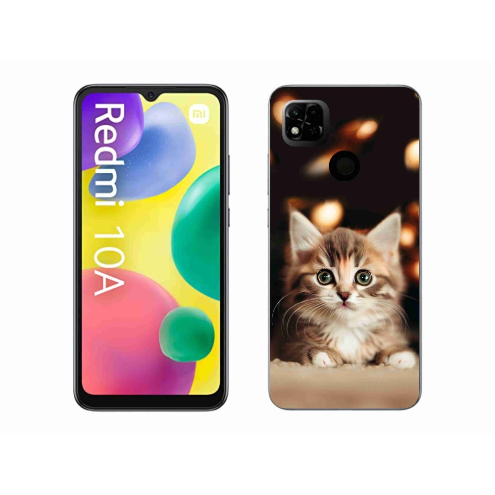 Gelový kryt mmCase na Xiaomi Redmi 10A - roztomilé kotě 2