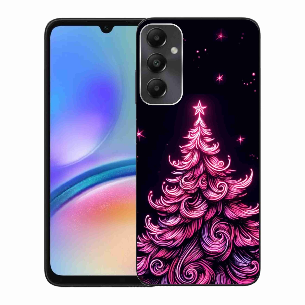 Gelový kryt mmCase na Samsung Galaxy A05s - neonový vánoční stromek 2