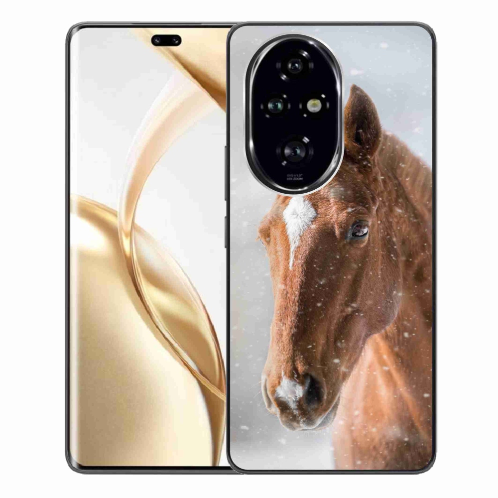 Gelový kryt mmCase na Honor 200 Pro 5G - hnědý kůň 2