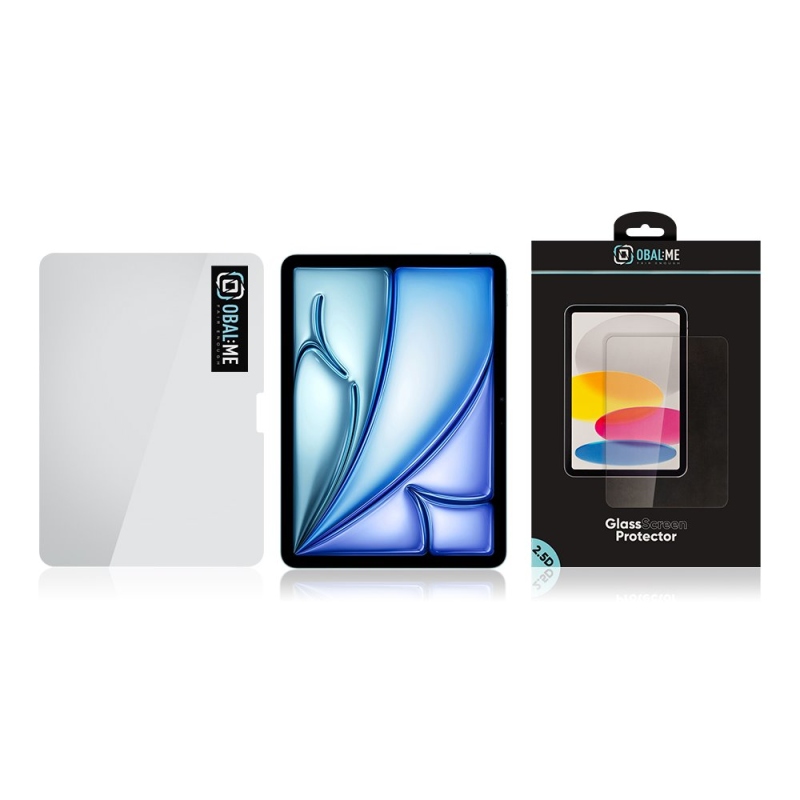 OBAL:ME 2.5D Tvrzené Sklo pro Apple iPad Air 2024/2025 Clear