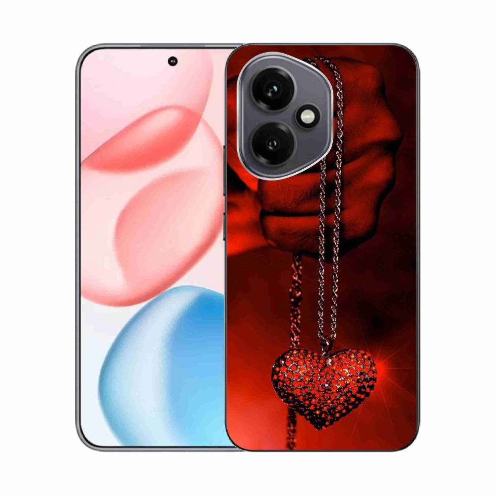 Gelový kryt mmCase na Honor 400 - náhrdelník