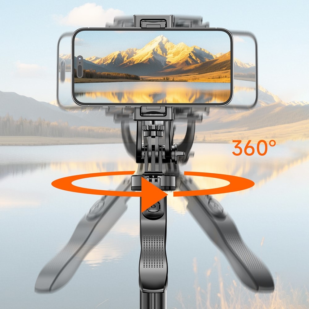 Teleskopická selfie tyč L16-TT se stativem 1,8 m s dálkovým ovládáním