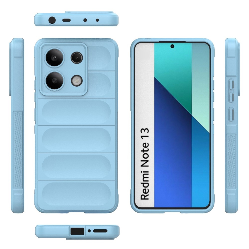 Rugg odolný gelový obal na Xiaomi Redmi Note 13 - světlemodrý