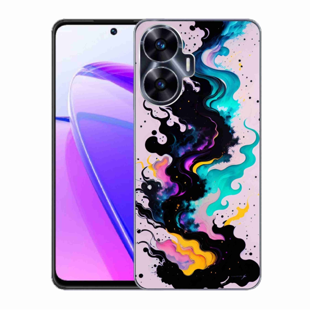 Gelový kryt mmCase na Realme C55 - abstraktní motiv 4