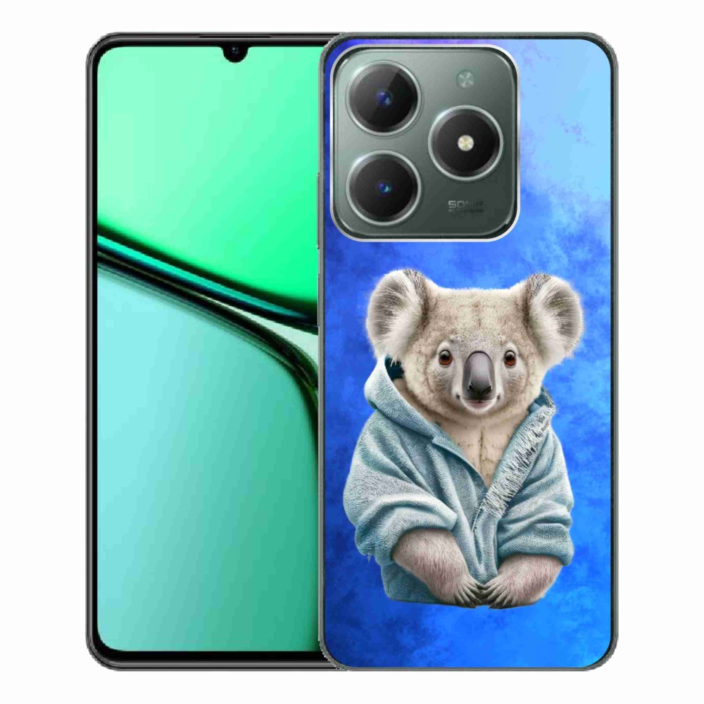 Gelový kryt mmCase na Realme C61 - koala ve svetru