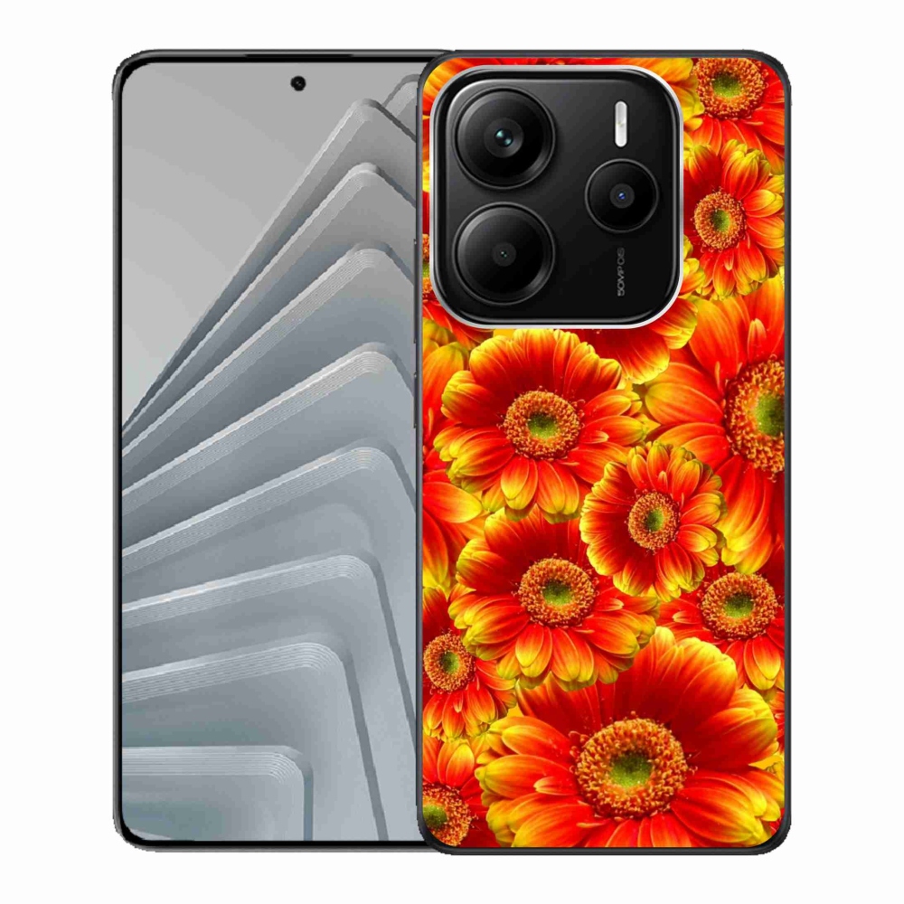 Gelový kryt mmCase na Xiaomi Redmi Note 14 5G - gerbera 1