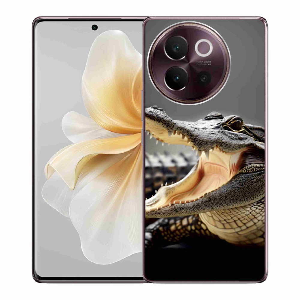 Gelový kryt mmCase na Vivo V40 Lite 5G - krokodýl