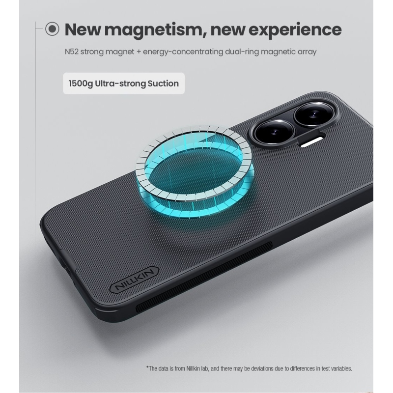 Nillkin Super Frosted PRO Magnetic Zadní Kryt pro Poco F7 Black