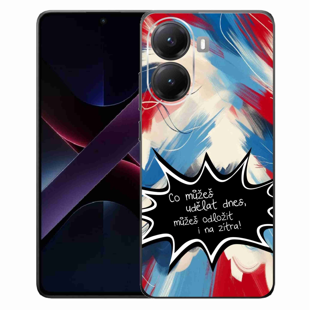 Gelový kryt mmCase na Xiaomi Poco X7 Pro 5G - vtipný text 9 černé pozadí