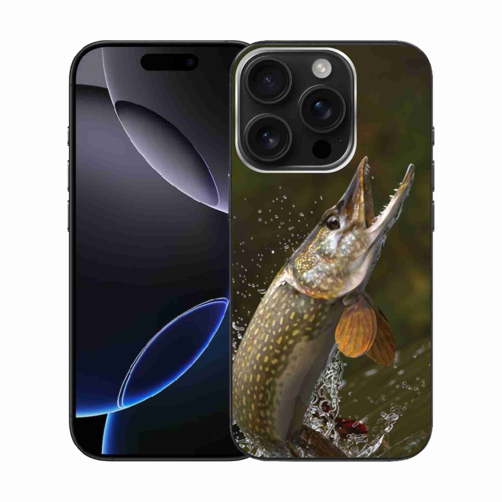 Gelový obal mmCase na iPhone 16 Pro - štika