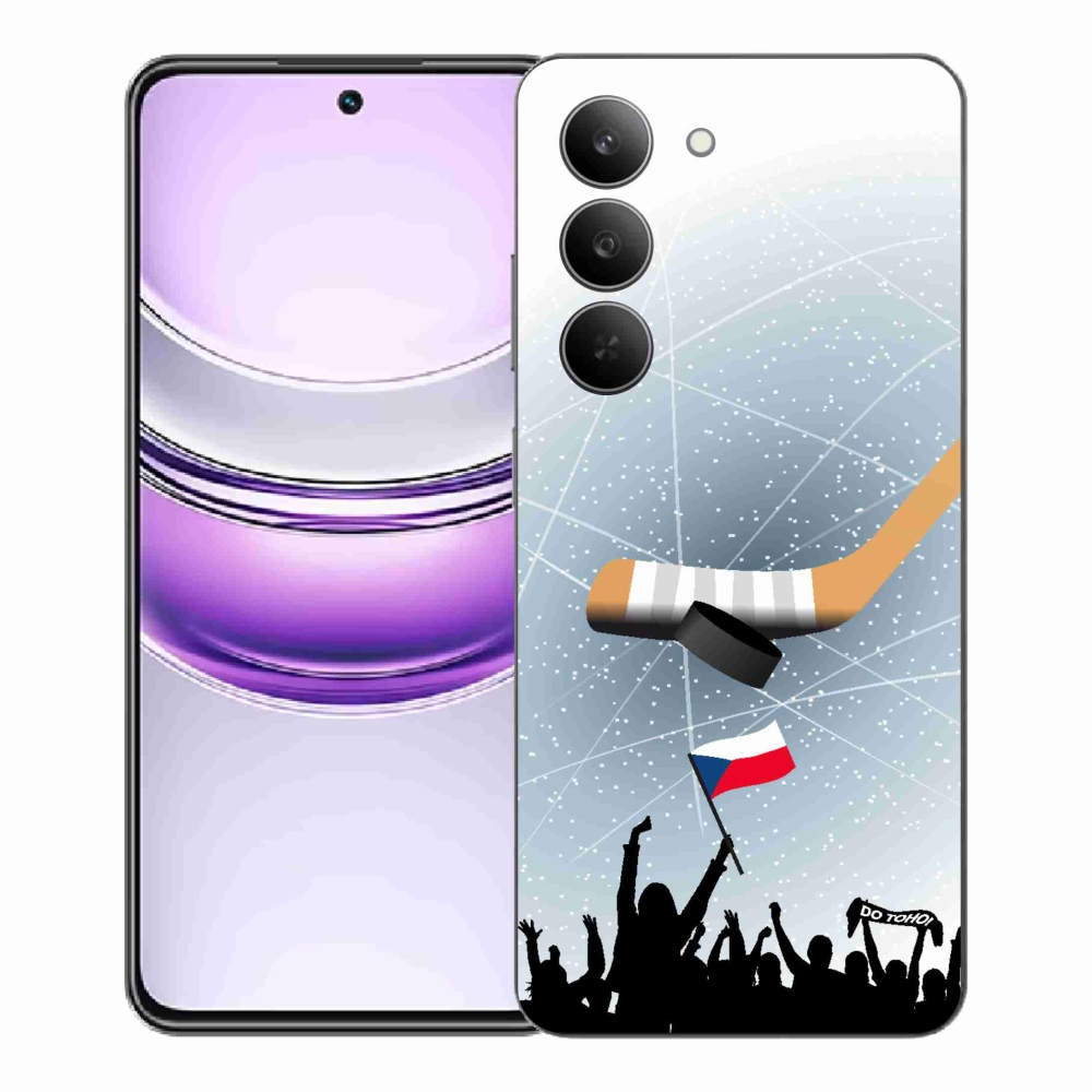 Gelový kryt mmCase na Realme 14x 5G - fanoušci hokeje