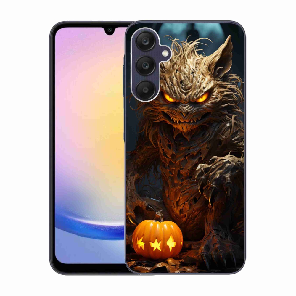 Gelový kryt mmCase na Samsung Galaxy A25 5G - halloweenská příšera