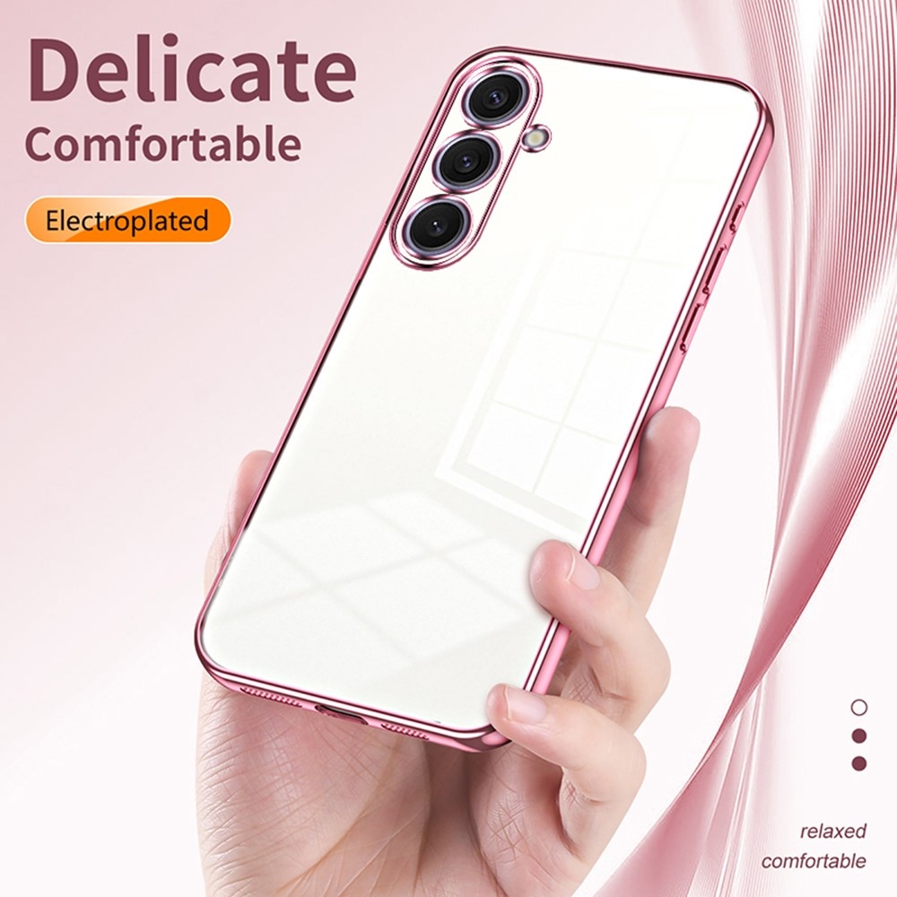 Electro gelový obal na Samsung Galaxy S25+ - růžový