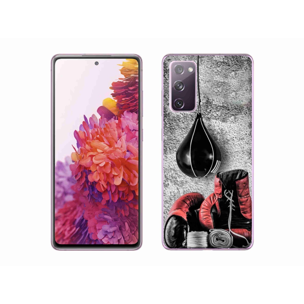 Gelový kryt mmCase na Samsung Galaxy S20 FE - boxovací pytel a rukavice