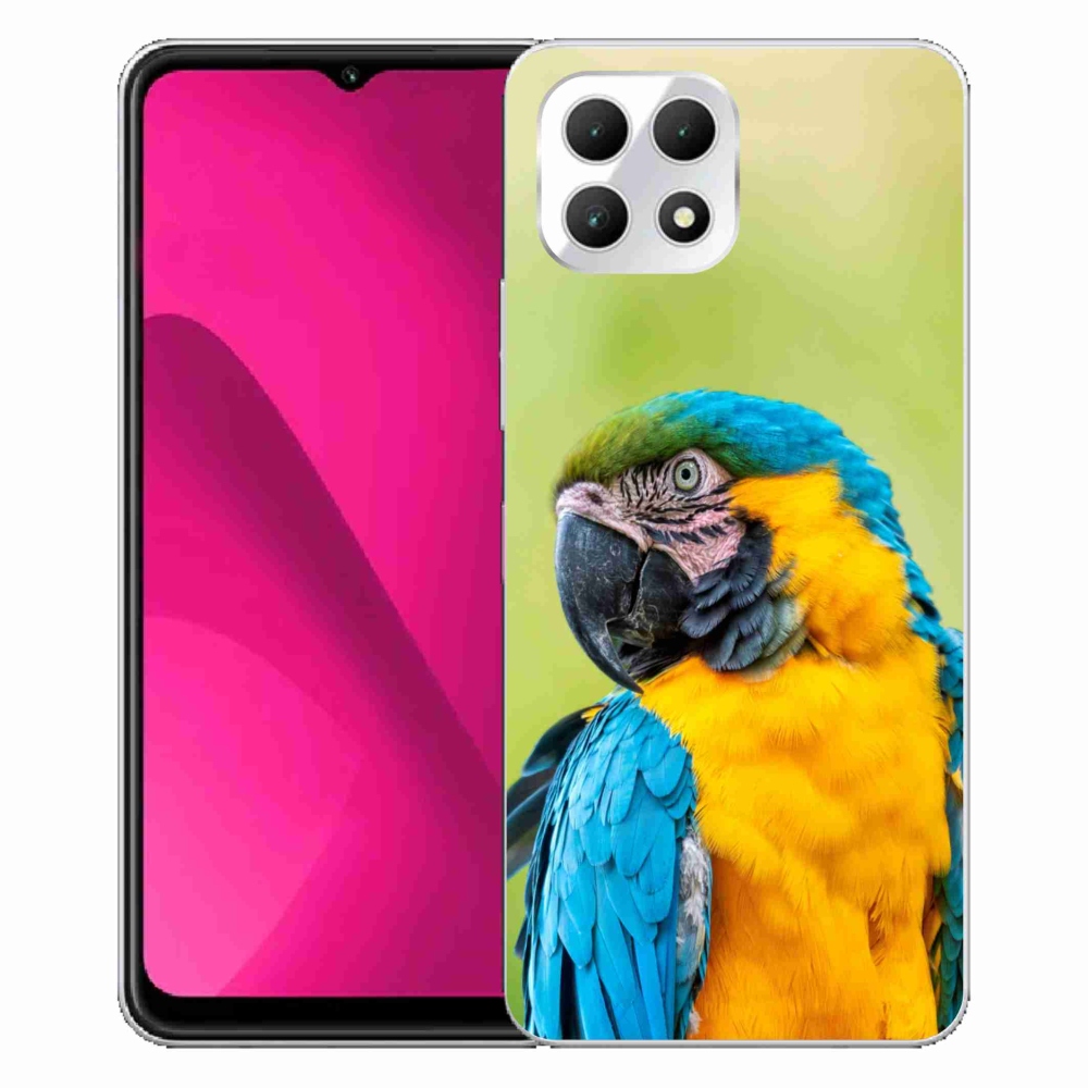 Gelový kryt mmCase na T-Mobile T Phone 2 - papoušek ara 2