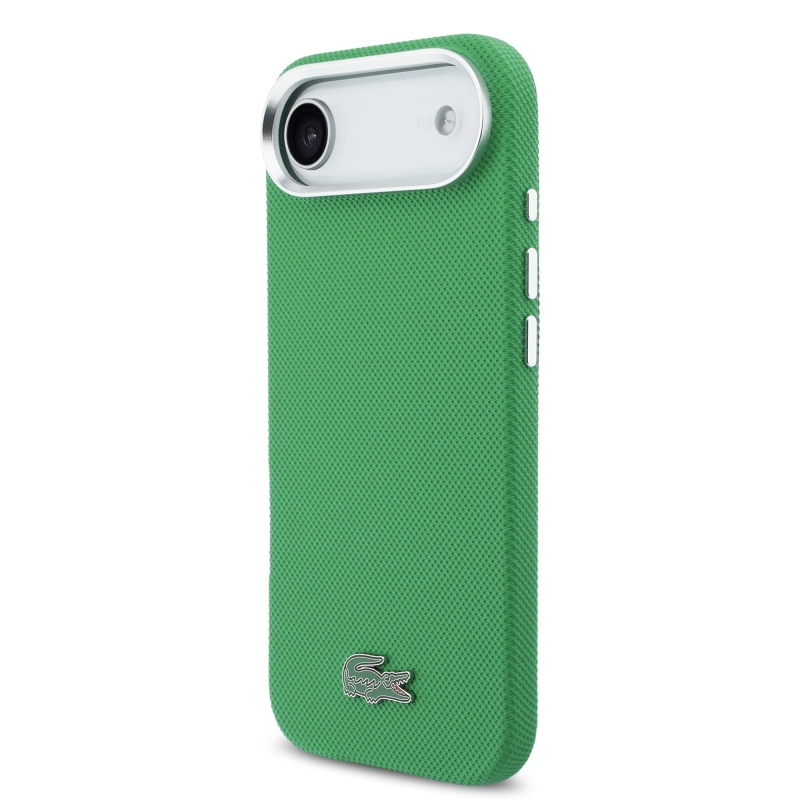 Lacoste Iconic Petit Pique Metal Logo MagSafe Zadní Kryt pro iPhone Air Green
