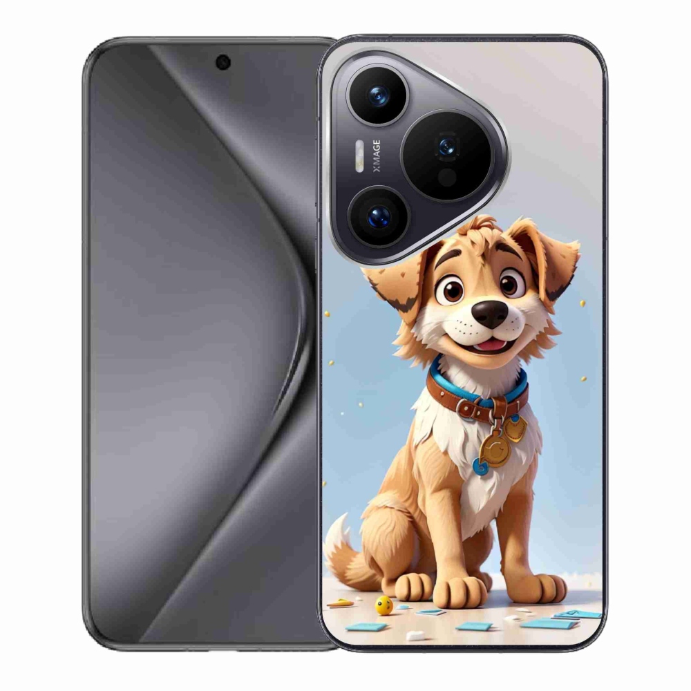 Gelový kryt mmCase na Huawei Pura 70 - kreslené štěně