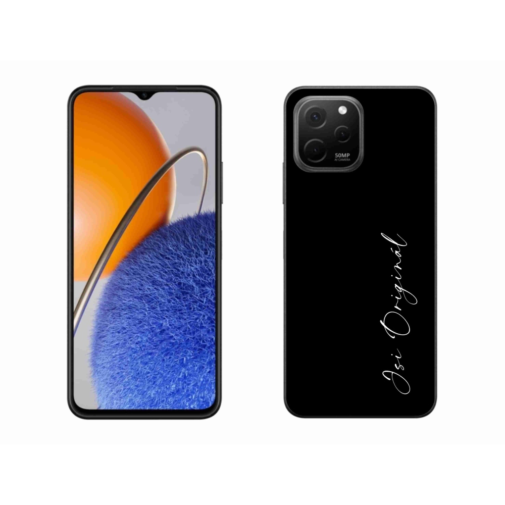 Gelový kryt mmCase na Huawei Nova Y61 - jsi originál černé pozadí