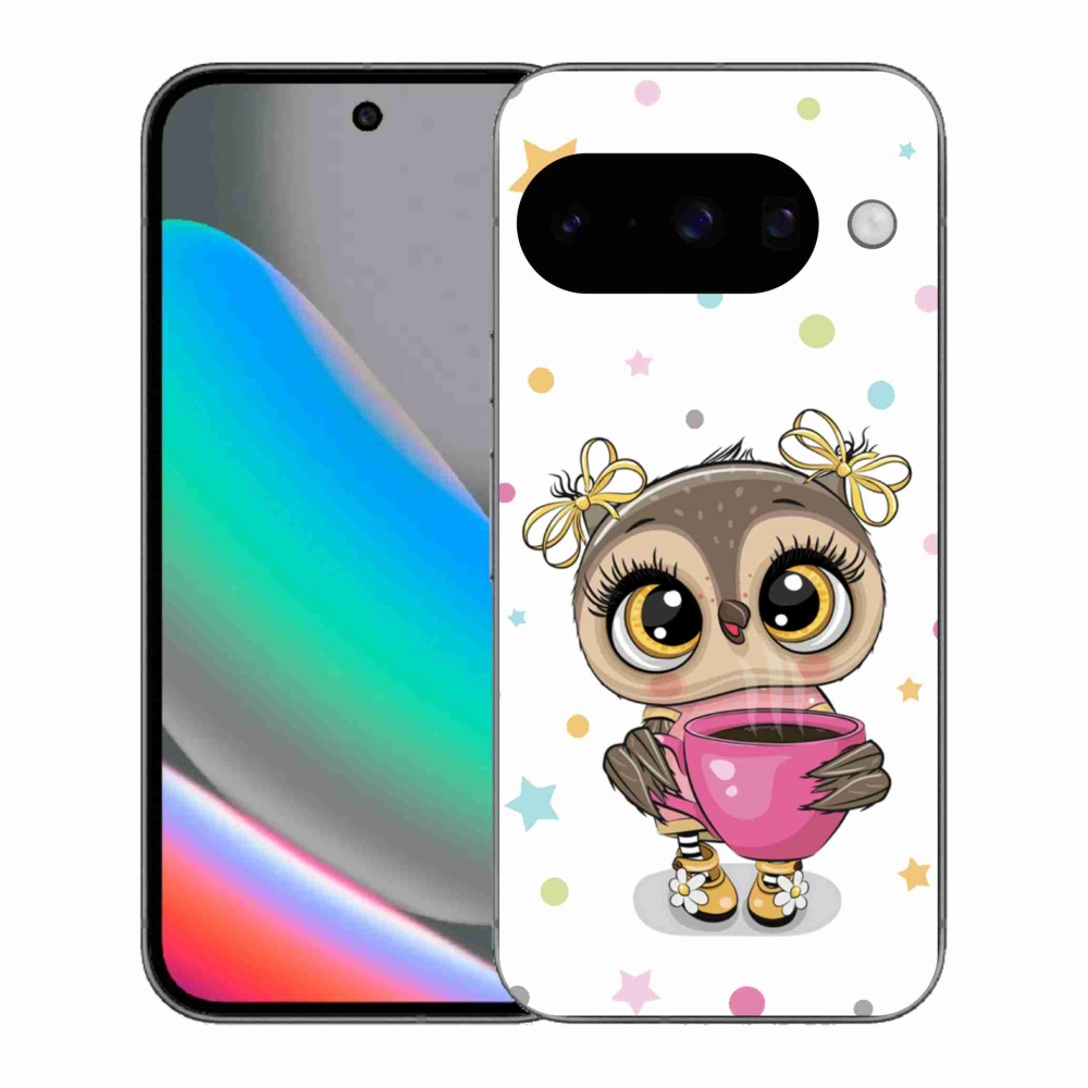 Gelový kryt mmCase na Google Pixel 10 - kreslená sovička