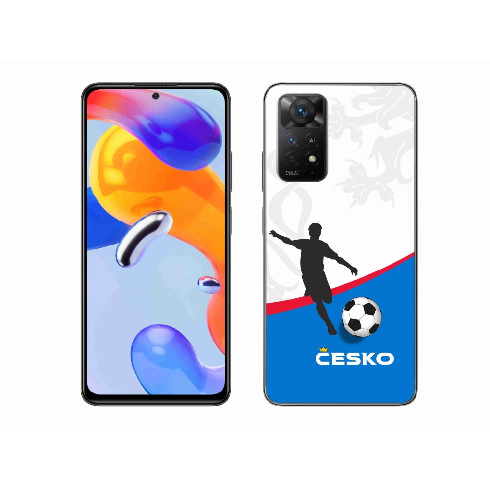 Gelový kryt mmCase na Xiaomi Redmi Note 11 Pro 4G/5G - fotbal Česko 1