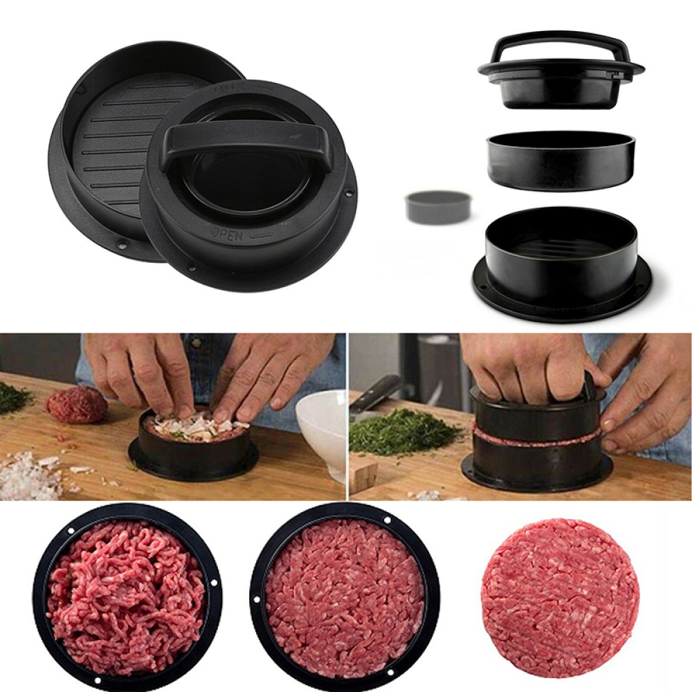 Forma na plněné hamburgery 3v1