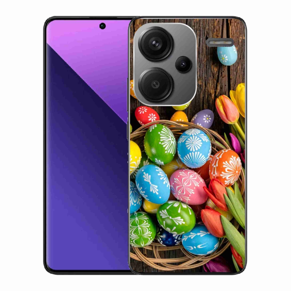 Gelový kryt mmCase na Xiaomi Redmi Note 13 Pro+ 5G - velikonoční vajíčka