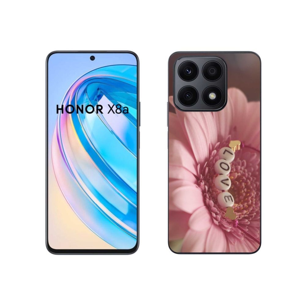Gelový kryt mmCase na Honor X8a - přívěsek love