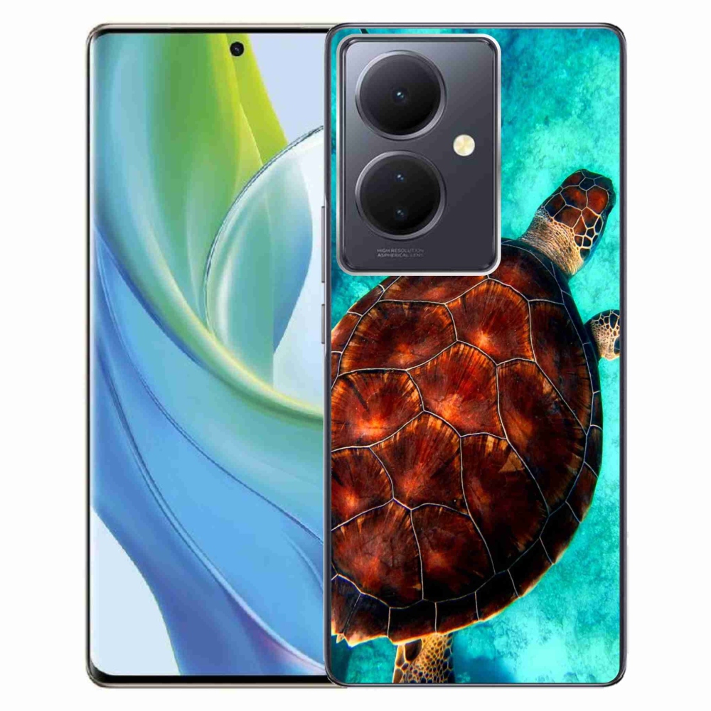 Gelový kryt mmCase na Vivo V29 Lite 5G - želva