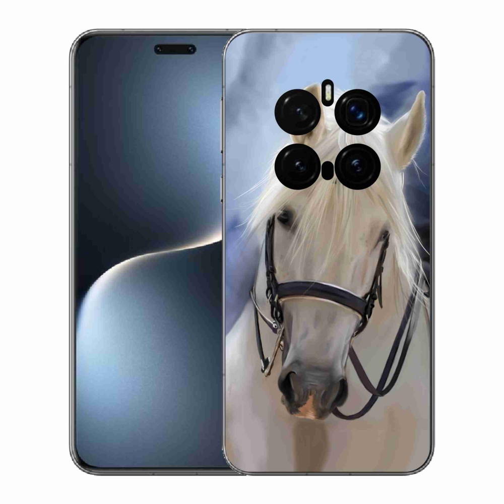Gelový kryt mmCase na Honor Magic 7 Pro 5G - bílý kůň