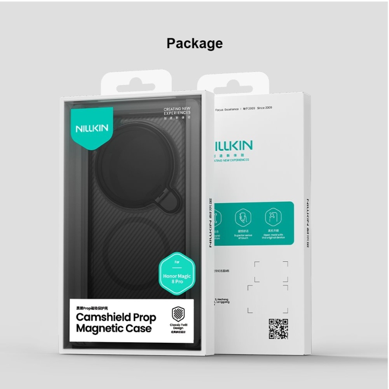 Nillkin CamShield Prop Magnetic Zadní Kryt pro Honor Magic 8 Pro Black