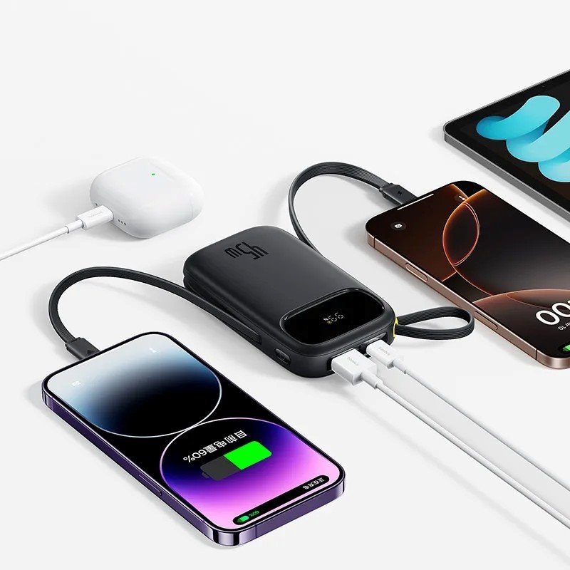 Baseus EnerFill FC31 QPow 3 45W Powerbanka 20000mAh Cosmic Black