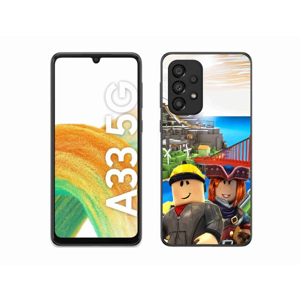 Gelový kryt mmCase na Samsung Galaxy A33 5G - roblox 1