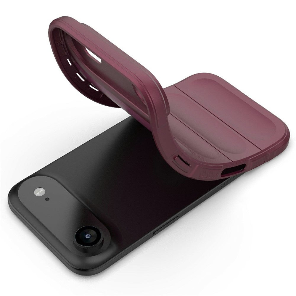 Rugg odolný gelový obal na iPhone 17 Air - vínový
