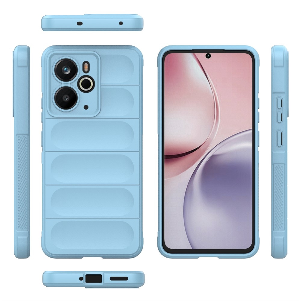 Rugg odolný gelový obal na Realme 14 5G - světlemodrý