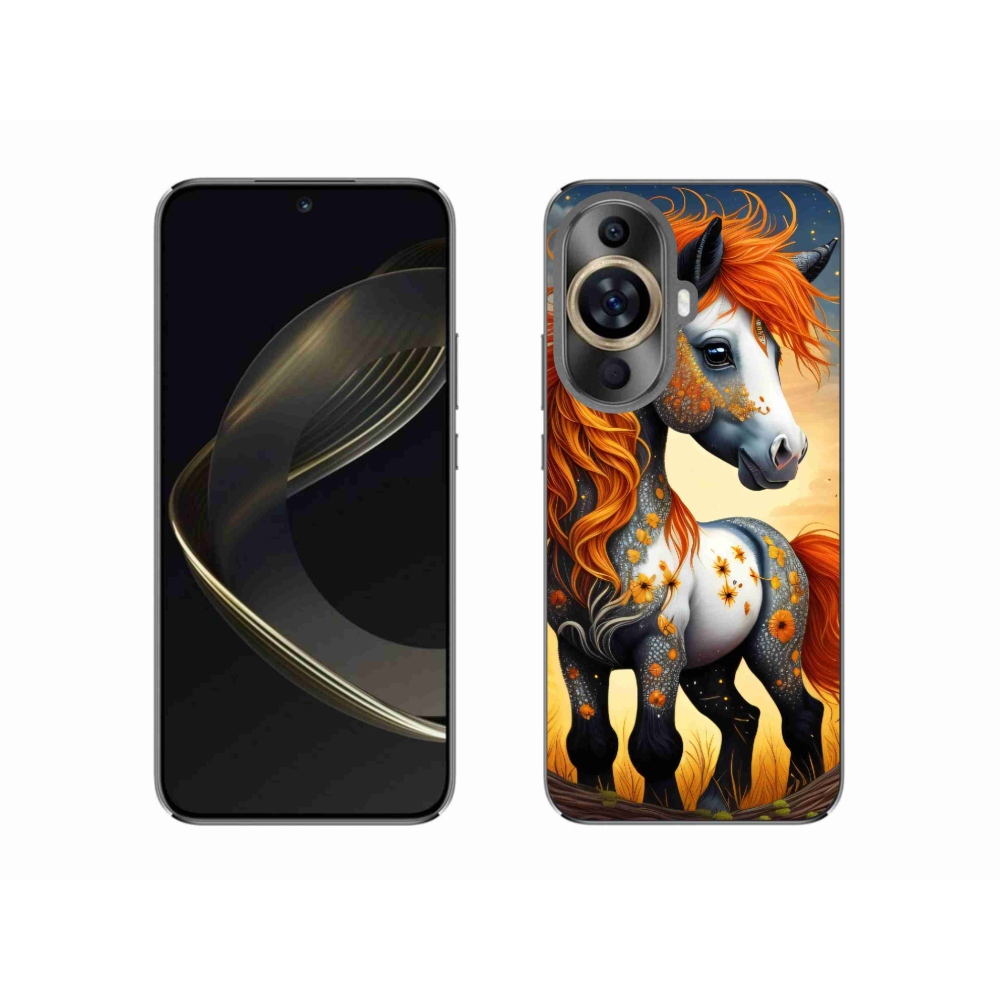 Gelový kryt mmCase na Huawei Nova 11 - barevný poník