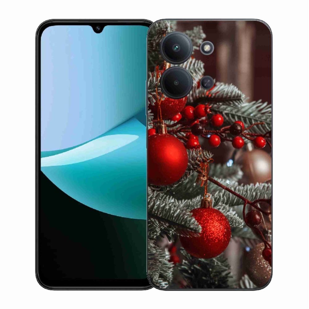 Gelový kryt mmCase na Xiaomi Redmi 15C 4G (171mm)/Poco C85 4G (171mm) - vánoční ozdoby 2