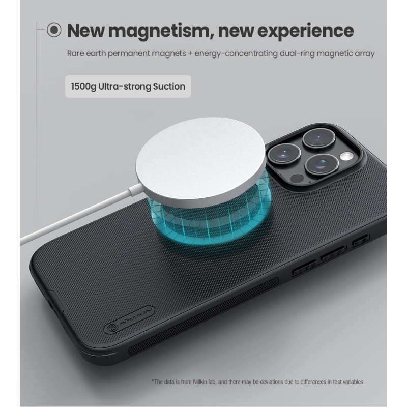 Nillkin Super Frosted PRO Magnetic Zadní Kryt pro Apple iPhone 16 Pro Black