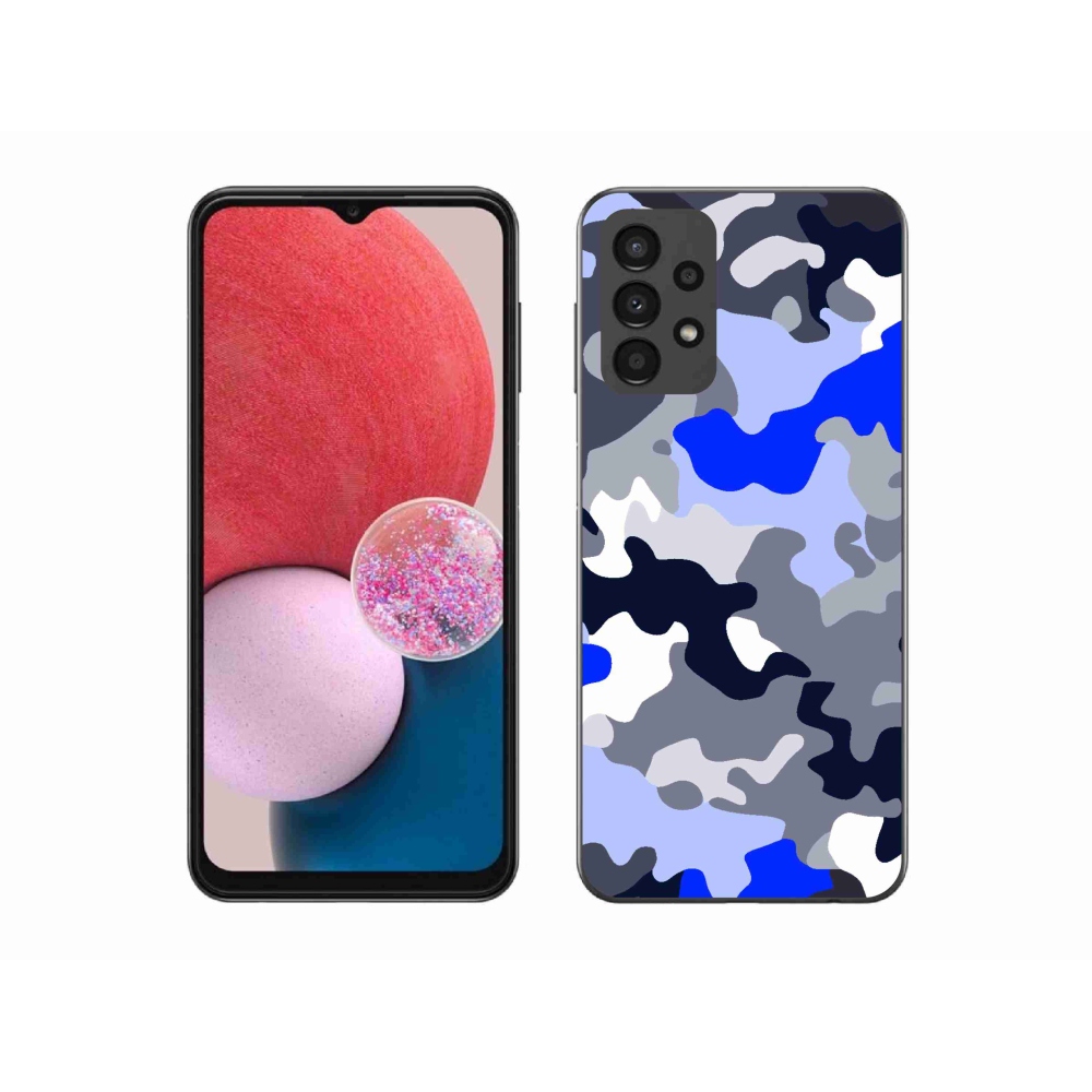 Gelový kryt mmCase na Samsung Galaxy A13 4G - maskáčový vzor 8