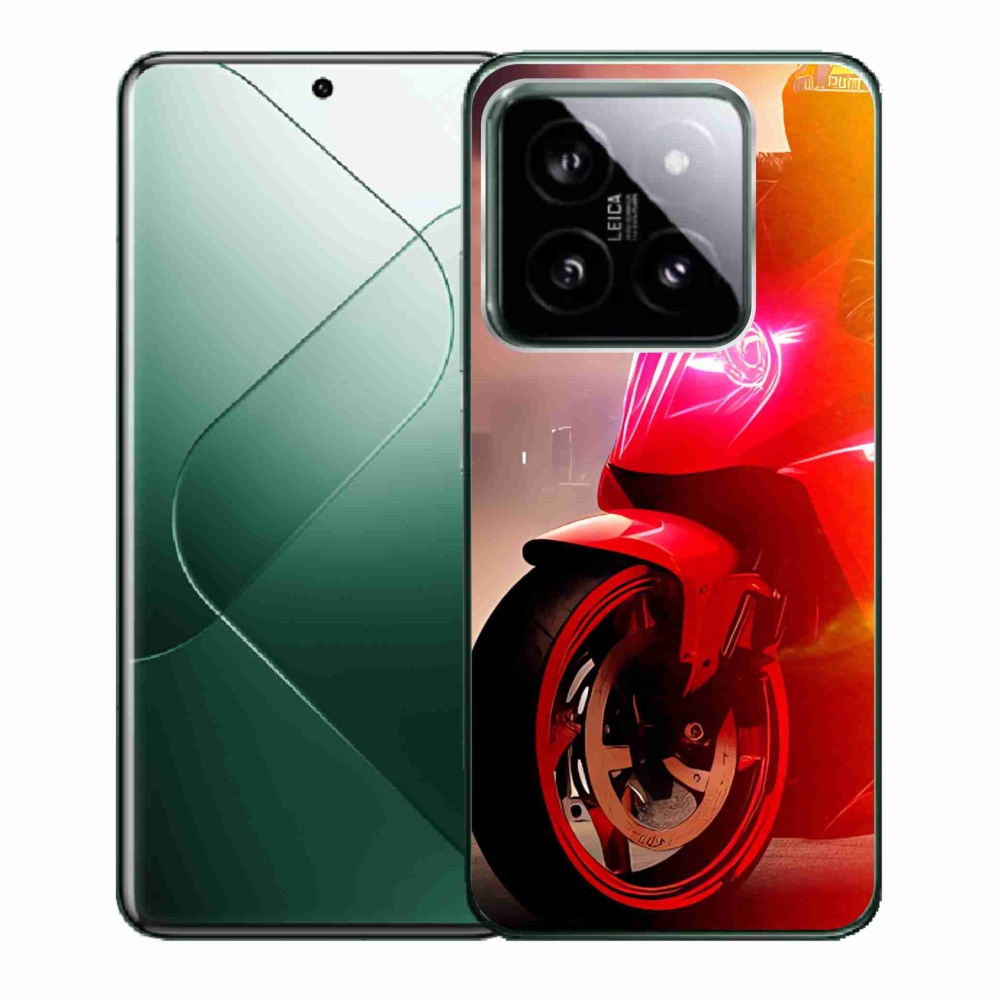 Gelový kryt mmCase na Xiaomi 14 - motorka
