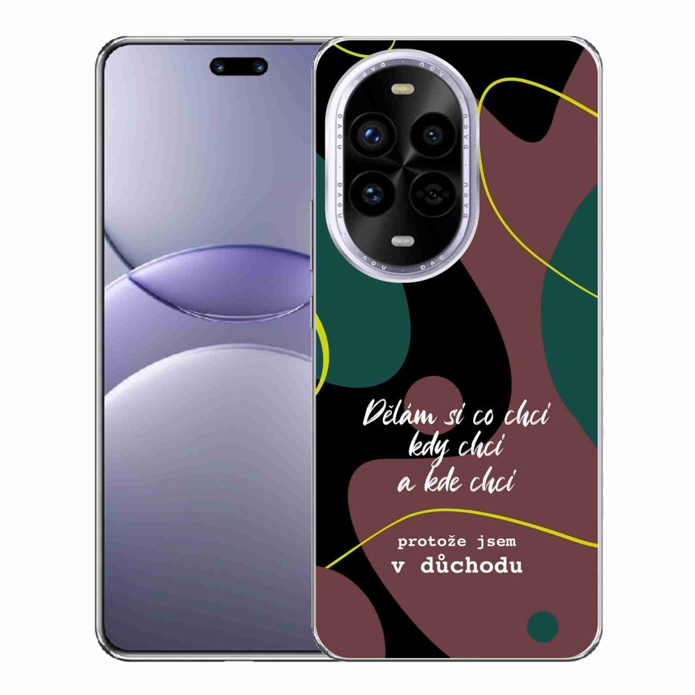 Gelový kryt mmCase na Huawei Nova 13 Pro 5G - vtipný text 10 černé pozadí